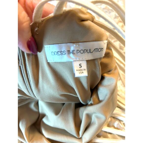 Dress the Population Gwen Lattice Dress - Size S - Picture 4 of 11